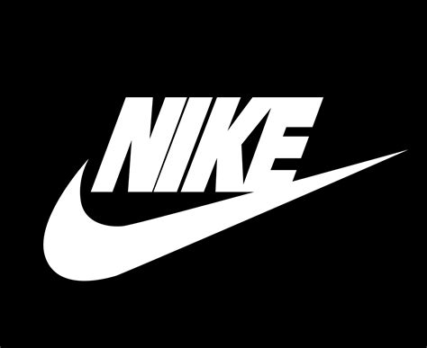 nike logo afbeeldingen white on black|Nike black and white logo.